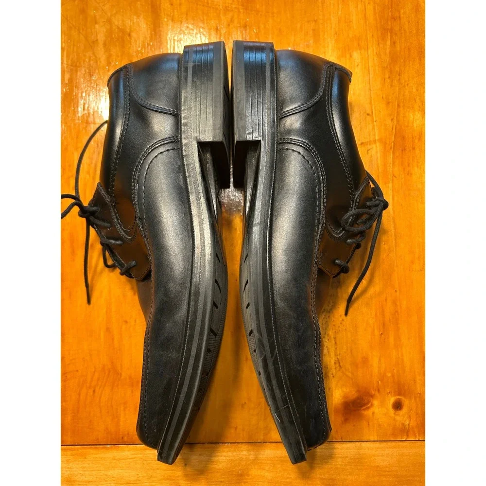 Dockers Mens Black Bicycle Toe Memory Foam Dress Shoes Oxfords‎ 11M Professional